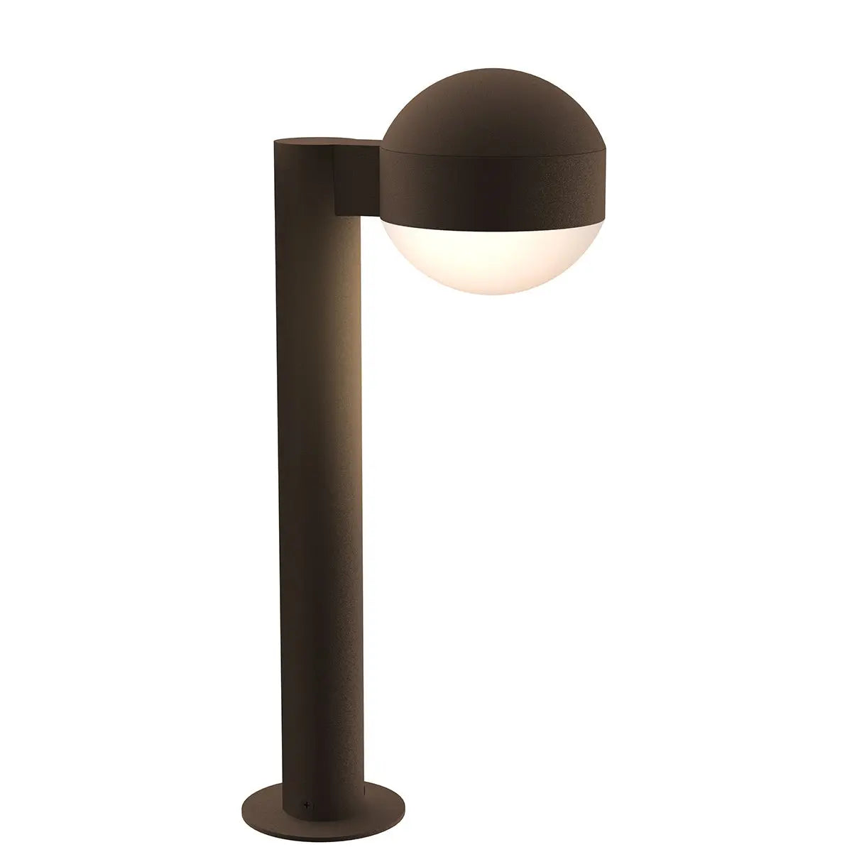 REALS LED Luminaries - Bollard - Textured Bronze - 17.75" H 5" W - Sonneman