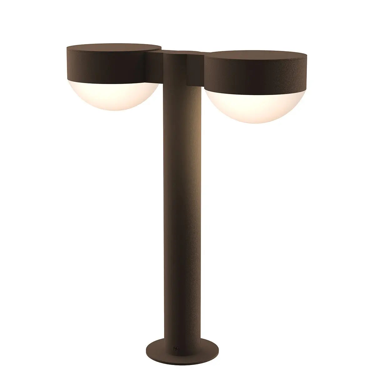 REALS LED Luminaries - Bollard - Textured Bronze - 16" H 5" W - Sonneman