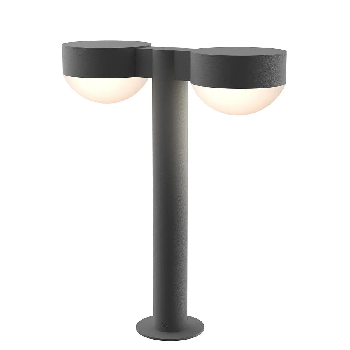 REALS LED Luminaries - Bollard - Textured Gray - 16" H 5" W - Sonneman