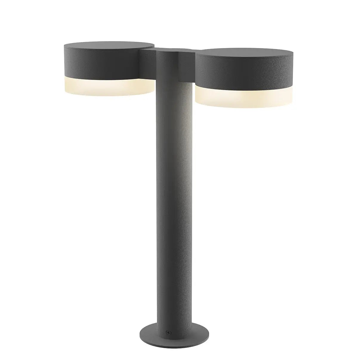 REALS LED Luminaries - Bollard - Textured Gray - 16" H 5" W - Sonneman
