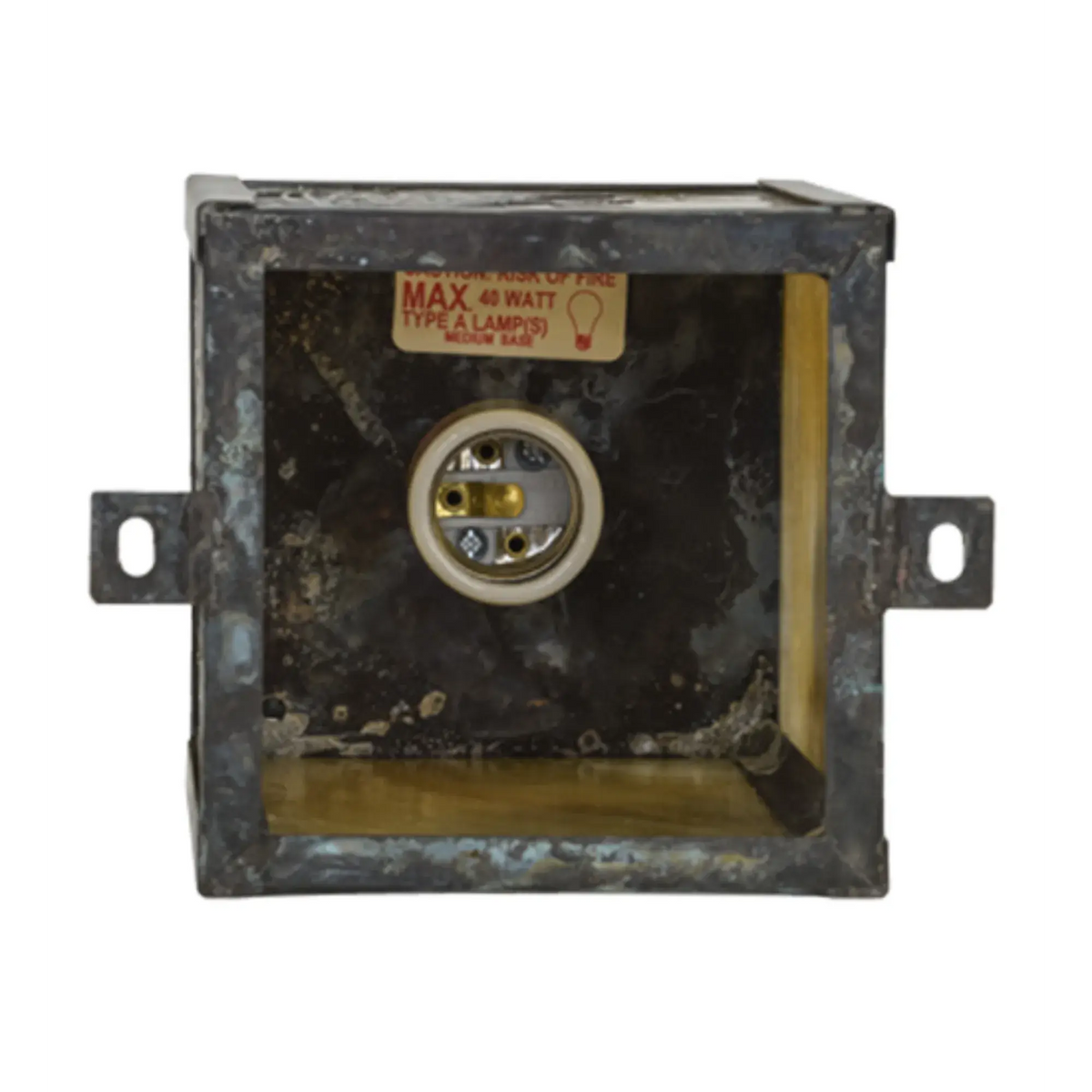 7"Sq Winter Pine Post Mount – Craftsman Verdigris – Wet-Rated – Meyda Lighting Meyda Lighting