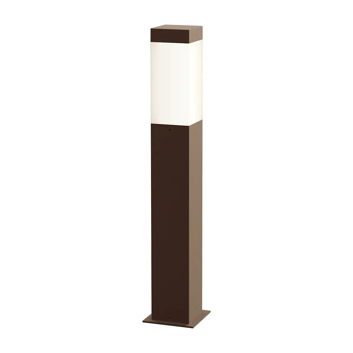 Square Column™ LED Luminaries - Bollard - Textured Bronze - 22" H 3" W - Sonneman