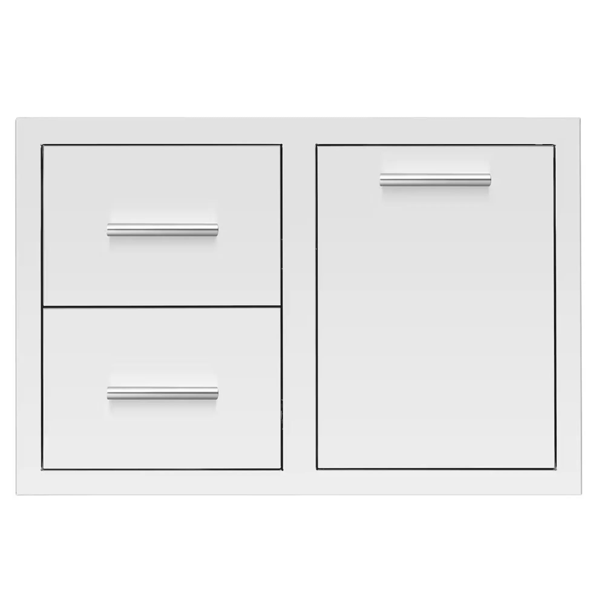 Summerset 33" 2-Drawer & Vented LP Tank Pullout Drawer Combo — 304 SS | DC2-33LP Summerset