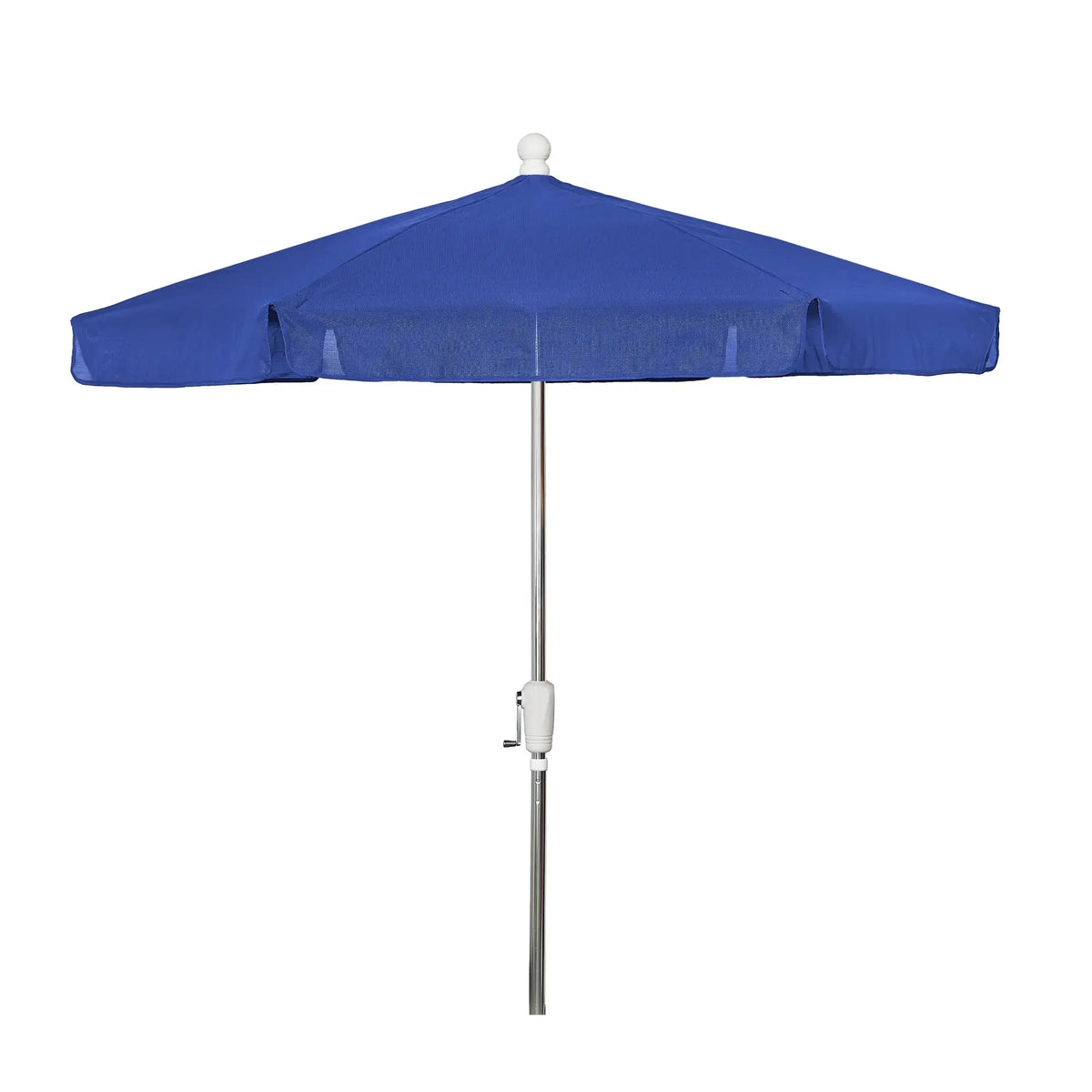 FiberBuilt 7.5' Hex Garden Umbrella – Crank Lift – Valance Canopy FiberBuilt