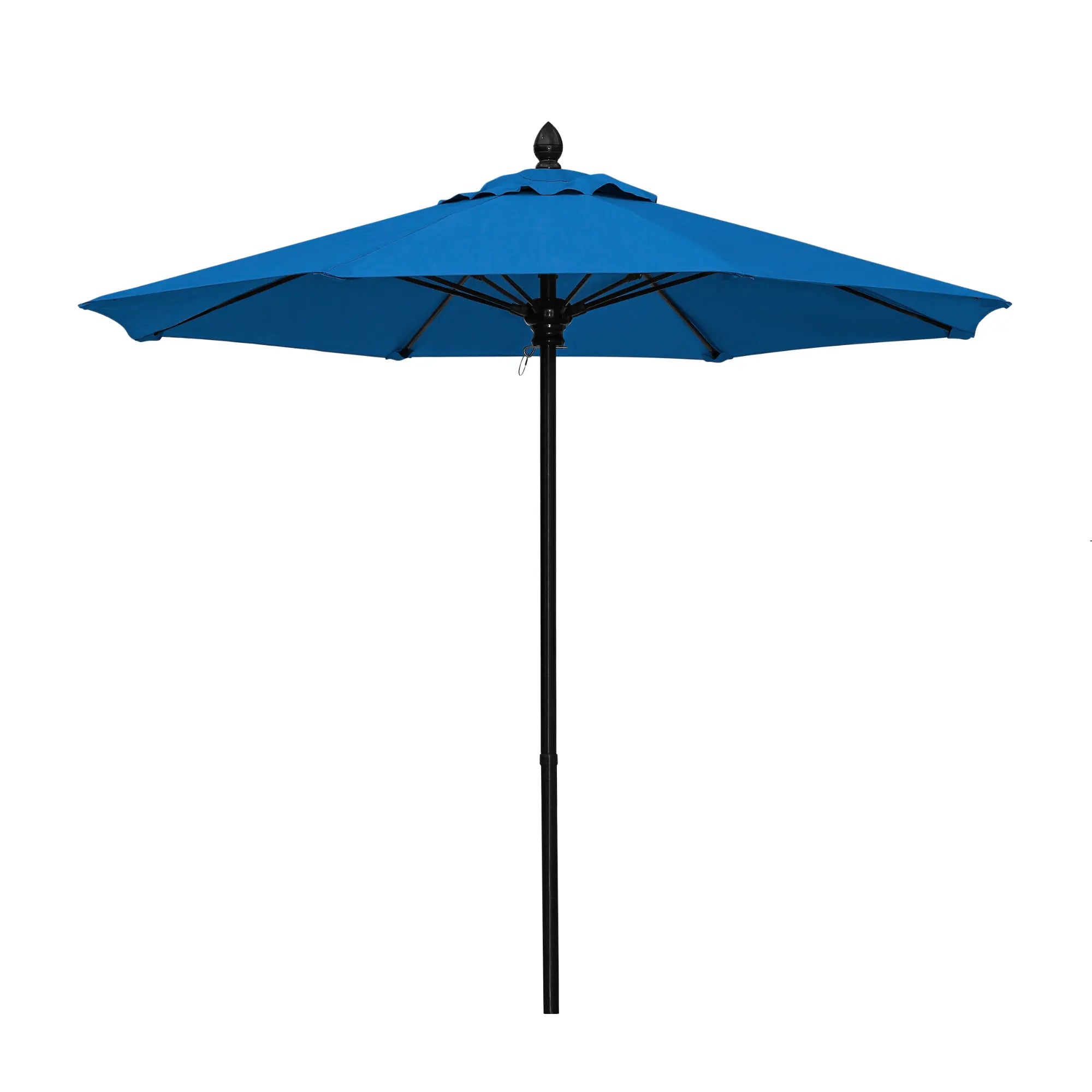 FiberBuilt 7.5' Oct Market Umbrella – Push-Up & Pin Lift – Marine-Grade Solution-Dyed Acrylic Canopy