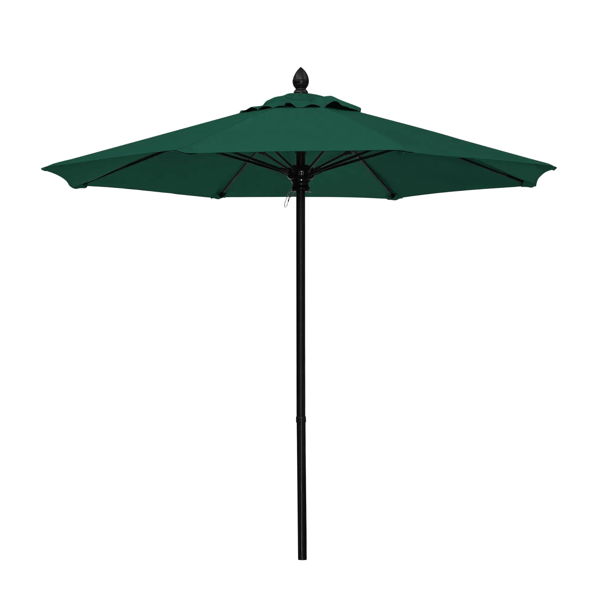 FiberBuilt 7.5' Oct Market Umbrella – Push-Up & Pin Lift – Marine-Grade Solution-Dyed Acrylic Canopy