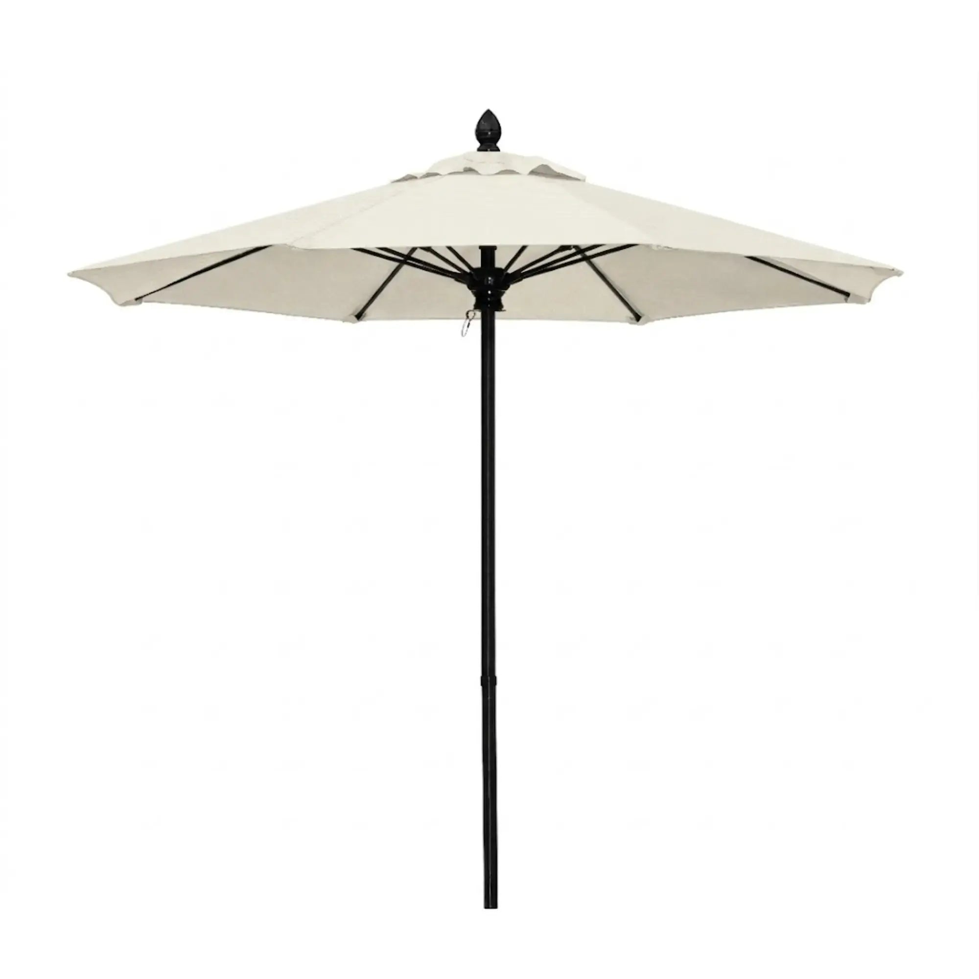 FiberBuilt 7.5' Oct Market Umbrella – Push-Up & Pin Lift – Marine-Grade Solution-Dyed Acrylic Canopy FiberBuilt
