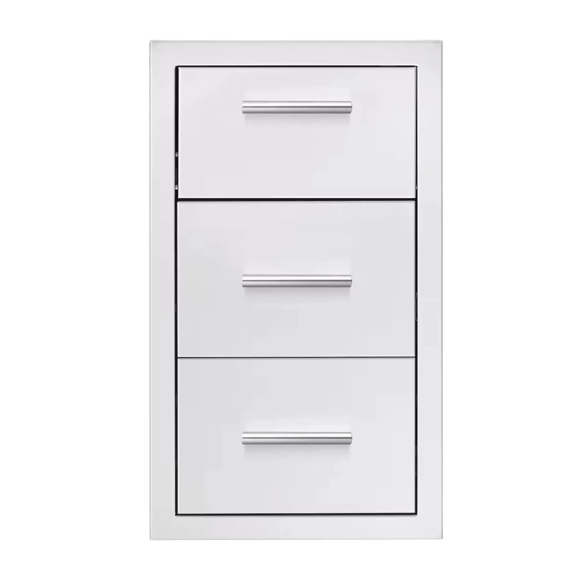 Summerset 17" 2-Drawer & Paper Towel Holder Combo — 304 SS, Soft-Close, Hidden Hinge | TDC-17 Summerset