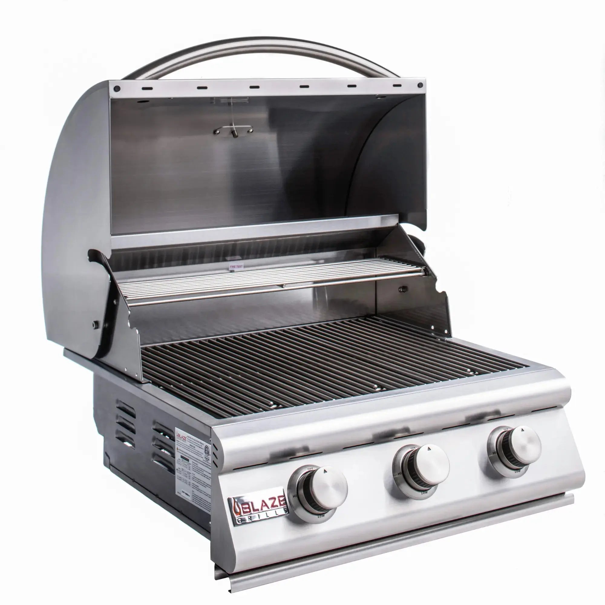 Blaze Prelude LBM 25-Inch 3-Burner Built-In Gas Grill Blaze