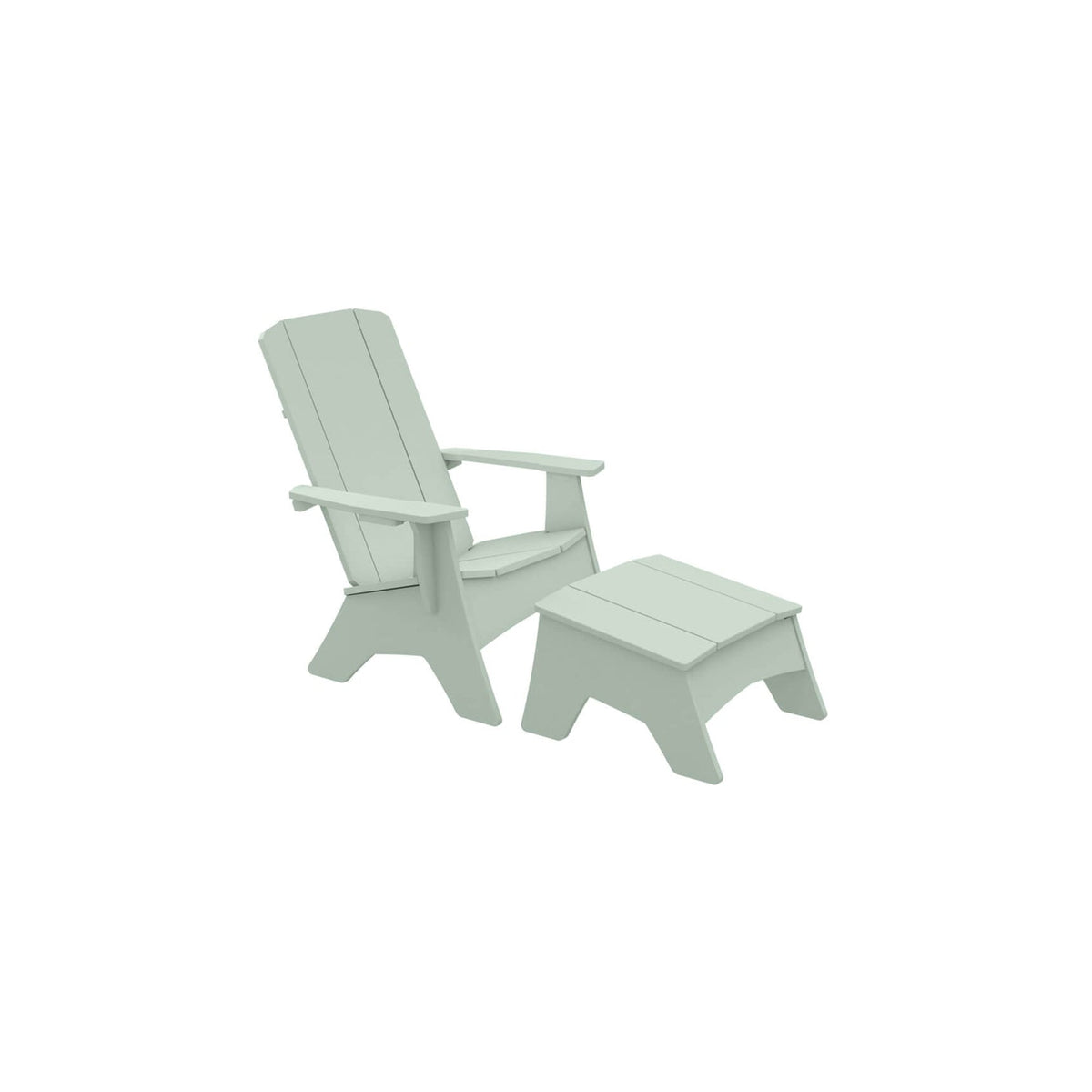 Ledge Lounger Mainstay Adirondack Ottoman Resin - view 10