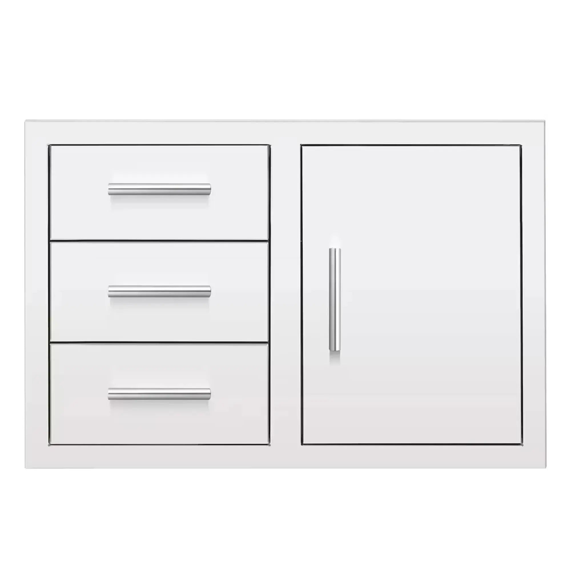 Summerset 33" 3-Drawer & Access Door Combo — 304 SS, Soft-Close, Hidden Hinge | DC3-33 Summerset
