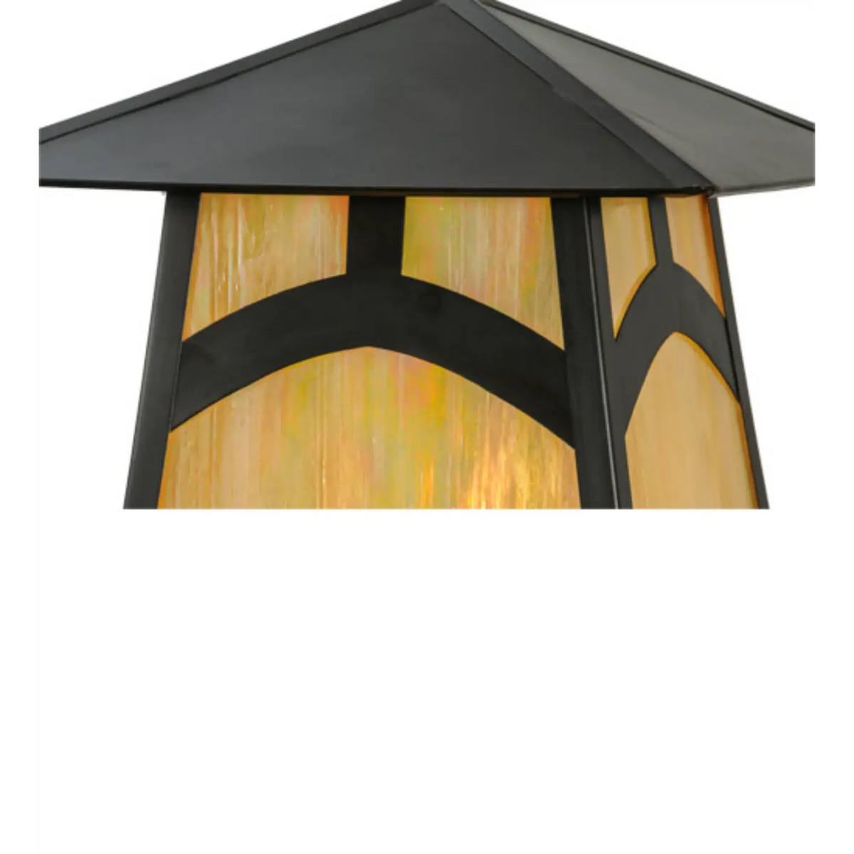 16" Square Stillwater Hill Top Post Mount – Craftsman Brown – Wet-Rated – Meyda Lighting Meyda Lighting