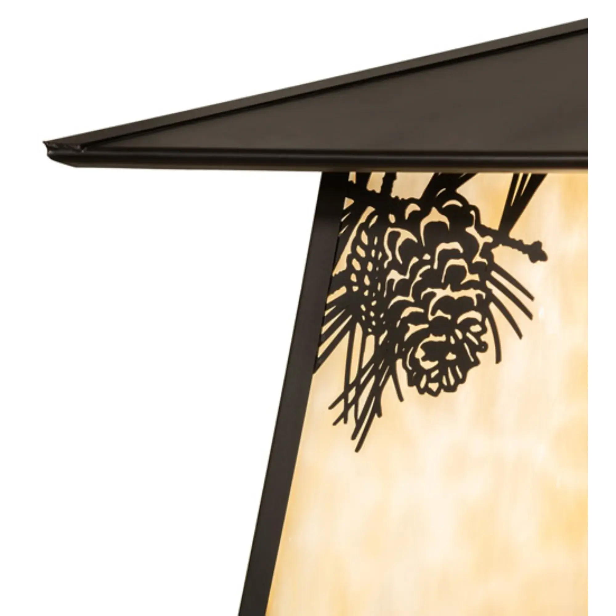 12" Square Stillwater Winter Pine Deck Light – Craftsman Brown – Wet-Rated – Meyda Lighting Meyda Lighting