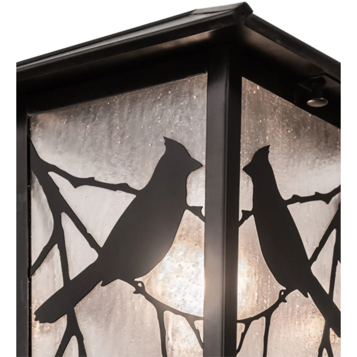 9" Square Seneca Song Bird Post Mount – Craftsman Brown – Wet-Rated – Meyda Lighting Meyda Lighting
