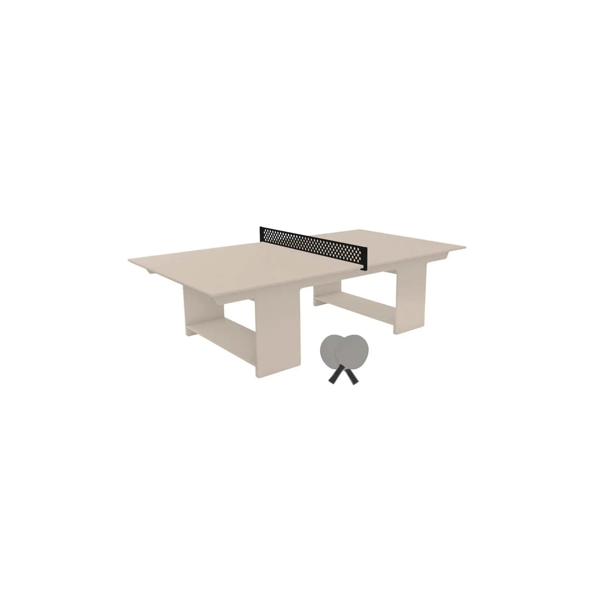 Ledge Lounger Table Tennis Set Resin Outdoor Ping Pong Table - view 35