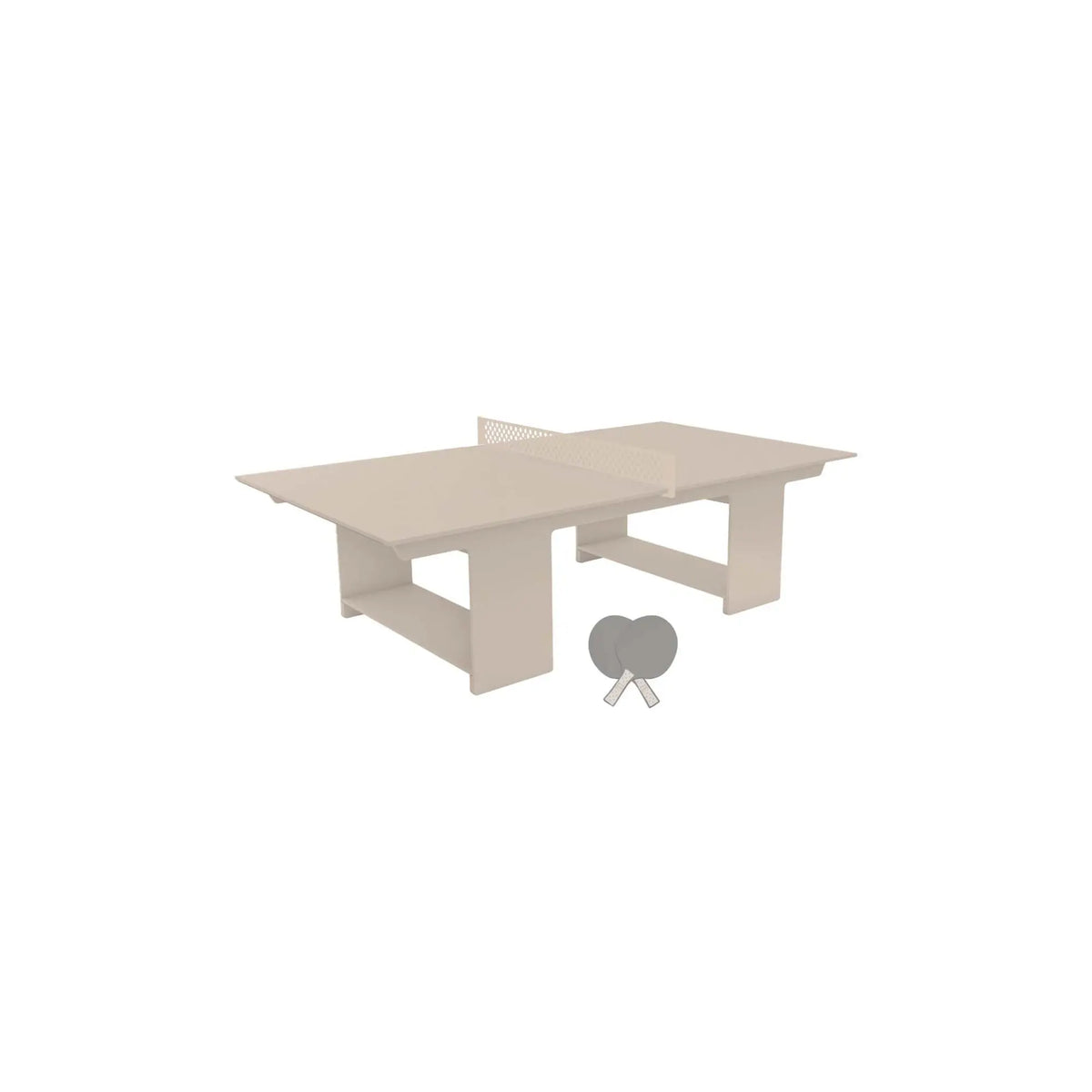 Ledge Lounger Table Tennis Set Resin Outdoor Ping Pong Table - view 38