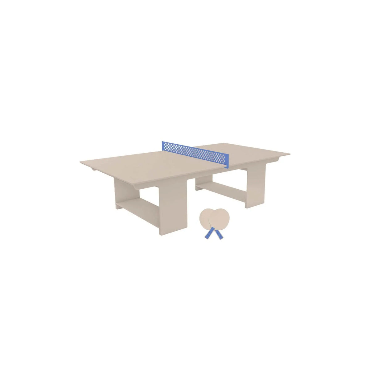 Ledge Lounger Table Tennis Set Resin Outdoor Ping Pong Table - view 46