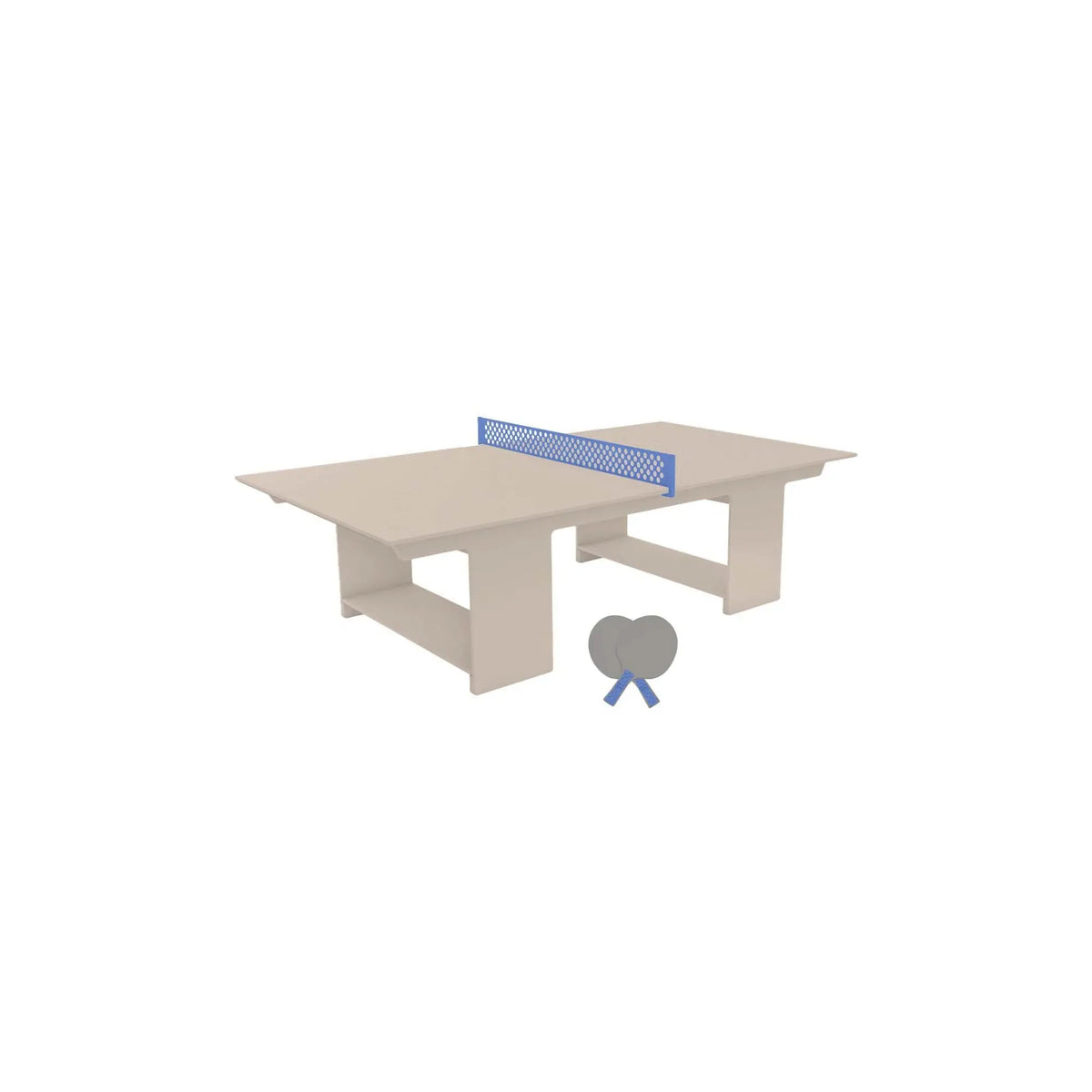 Ledge Lounger Table Tennis Set Resin Outdoor Ping Pong Table - view 47