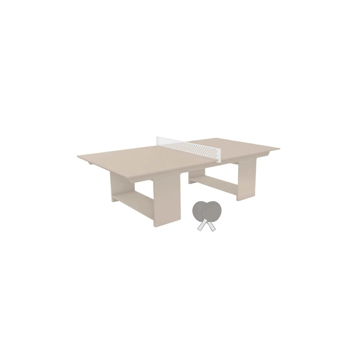 Ledge Lounger Table Tennis Set Resin Outdoor Ping Pong Table - view 50