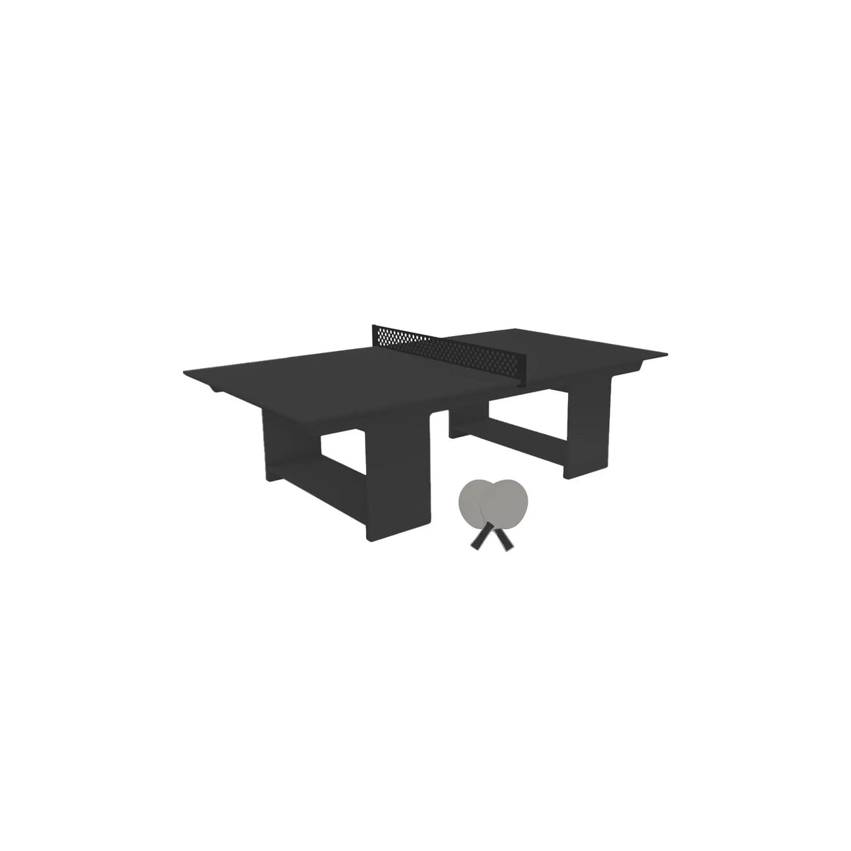 Ledge Lounger Table Tennis Set Resin Outdoor Ping Pong Table - view 71