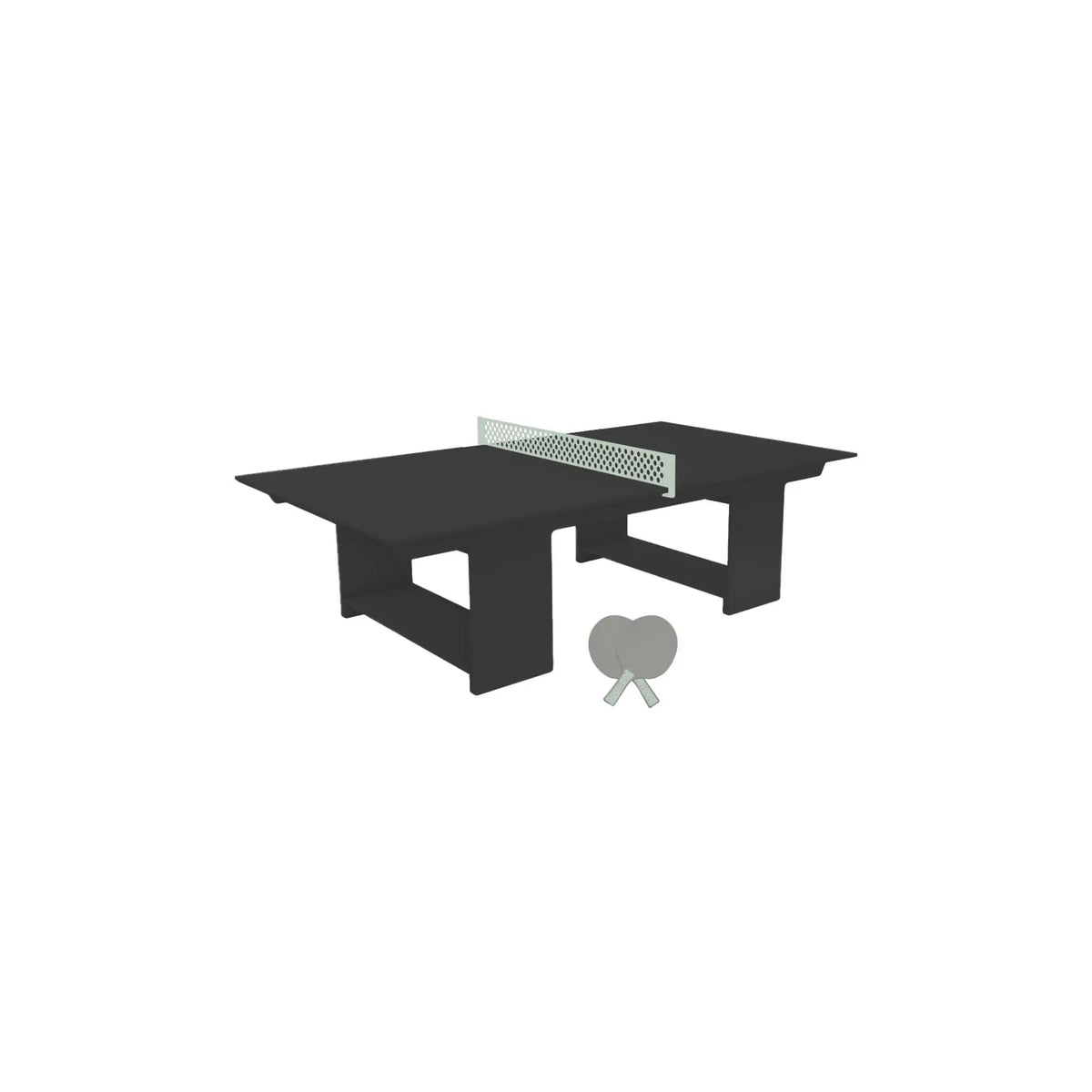 Ledge Lounger Table Tennis Set Resin Outdoor Ping Pong Table - view 80