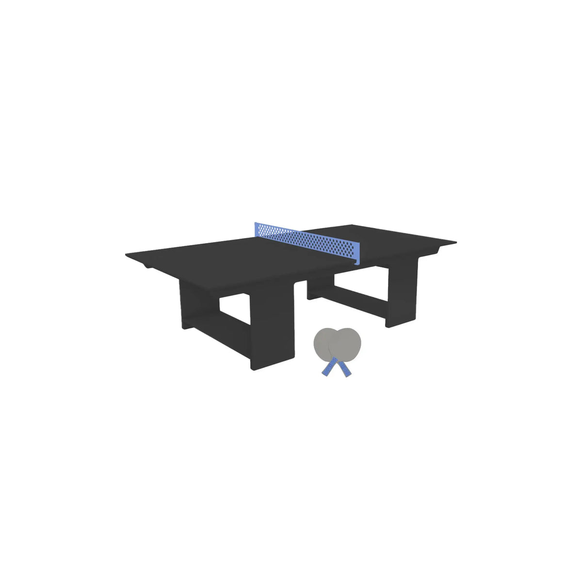Ledge Lounger Table Tennis Set Resin Outdoor Ping Pong Table - view 83