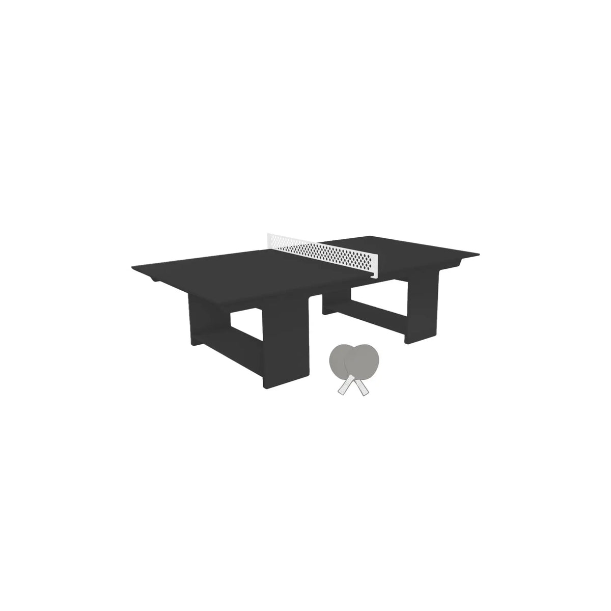 Ledge Lounger Table Tennis Set Resin Outdoor Ping Pong Table - view 86