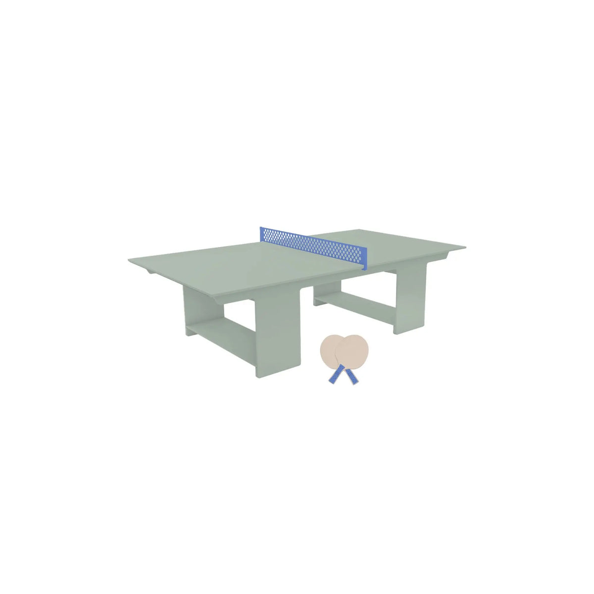Ledge Lounger Table Tennis Set Resin Outdoor Ping Pong Table - view 100