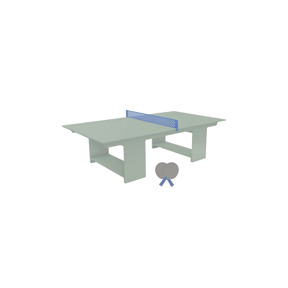 Ledge Lounger Table Tennis Set Resin Outdoor Ping Pong Table - view 101