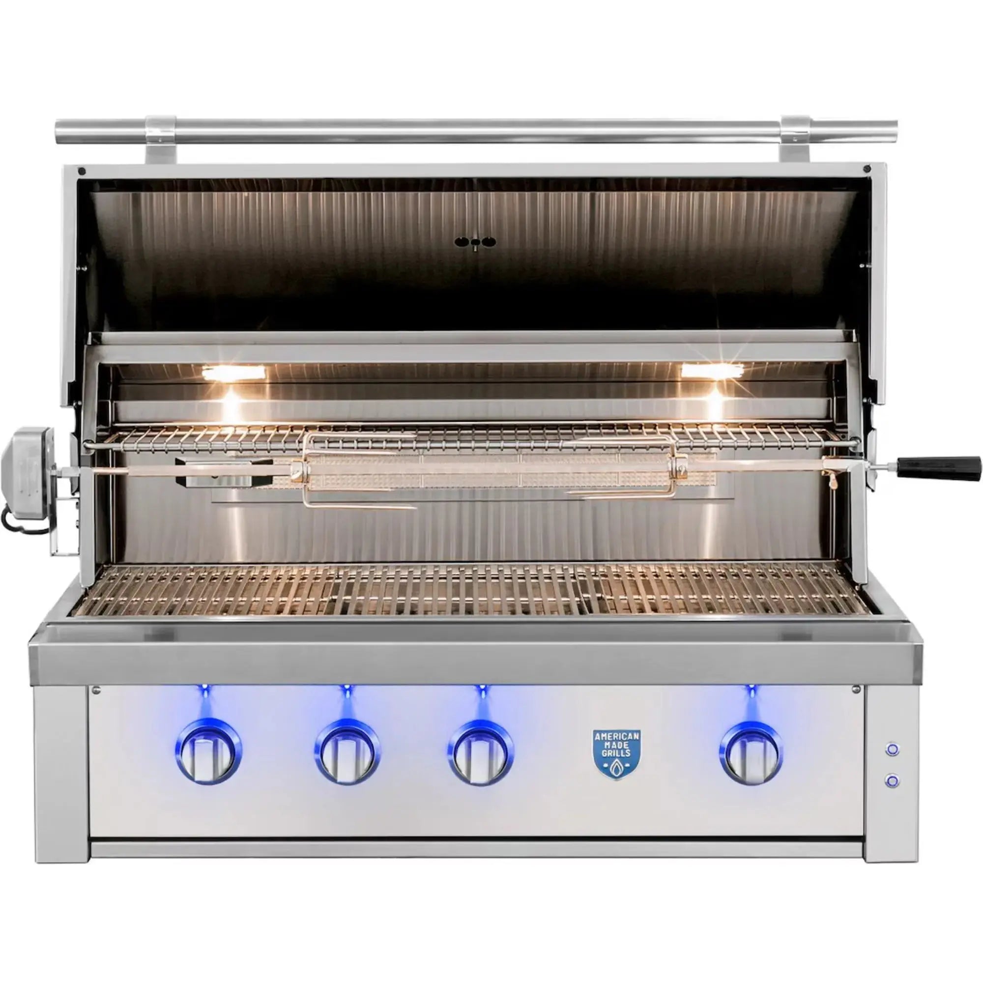 American Made Grills Estate Freedom 42" 3-Burner Built-In Gas Grill — 93,000 BTU w/ Ceramic Briquettes — EST42-FR American Made Grills