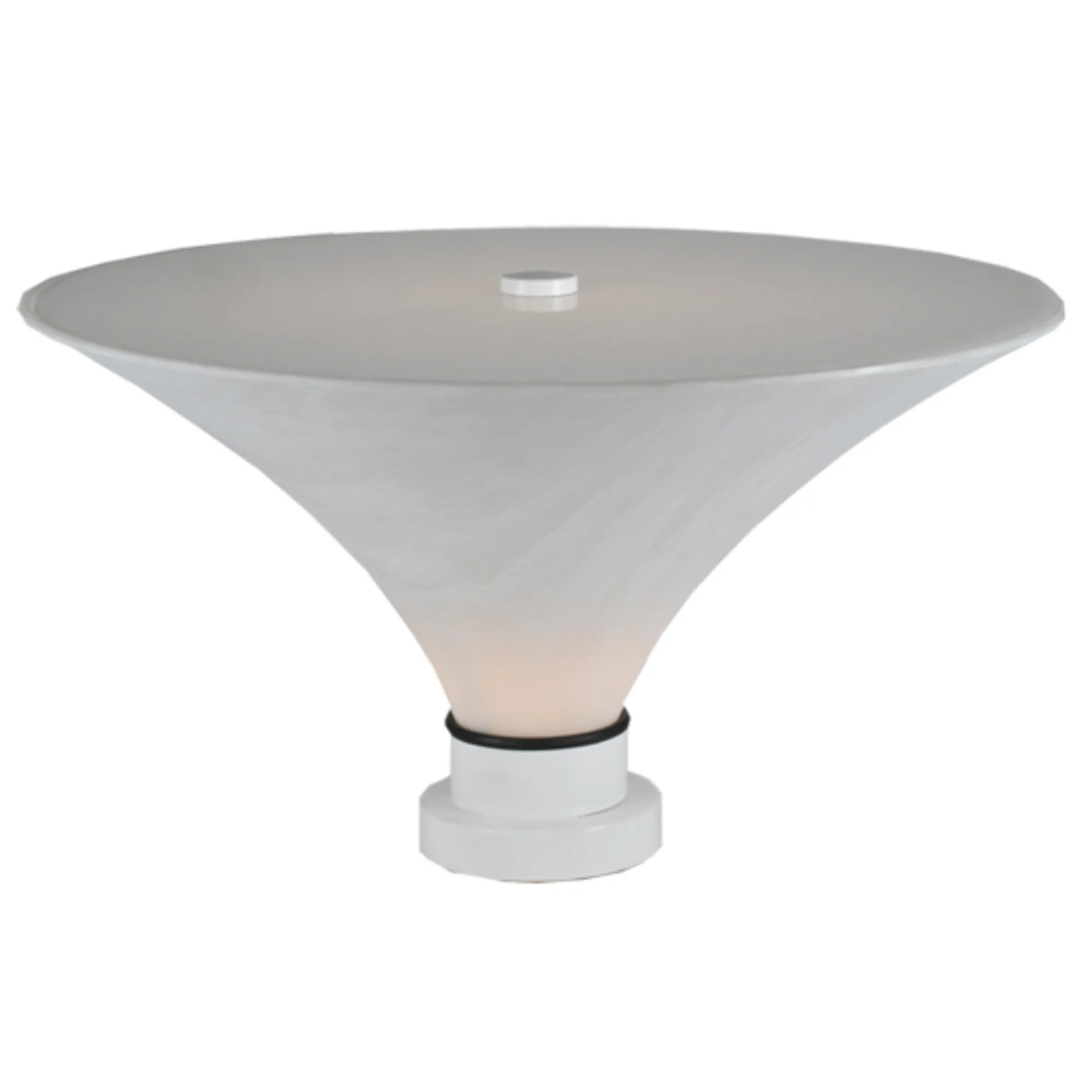 20"W Brodock Pier Mount – White – Whitestone Idalight – Wet-Rated – Meyda Lighting
