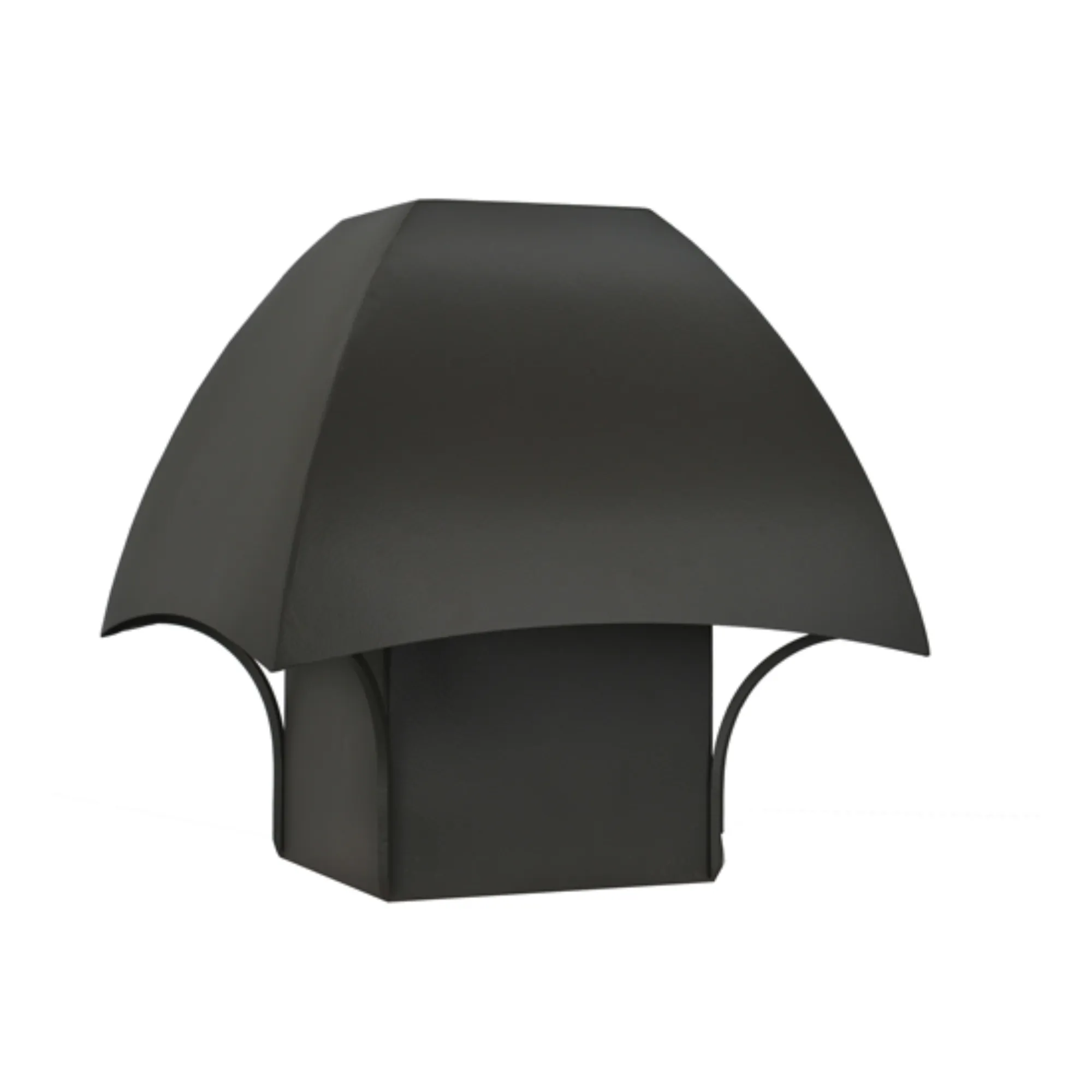 16"Sq Dark Sky Post Mount – Timeless Bronze Textured – Wet-Rated – Meyda Lighting