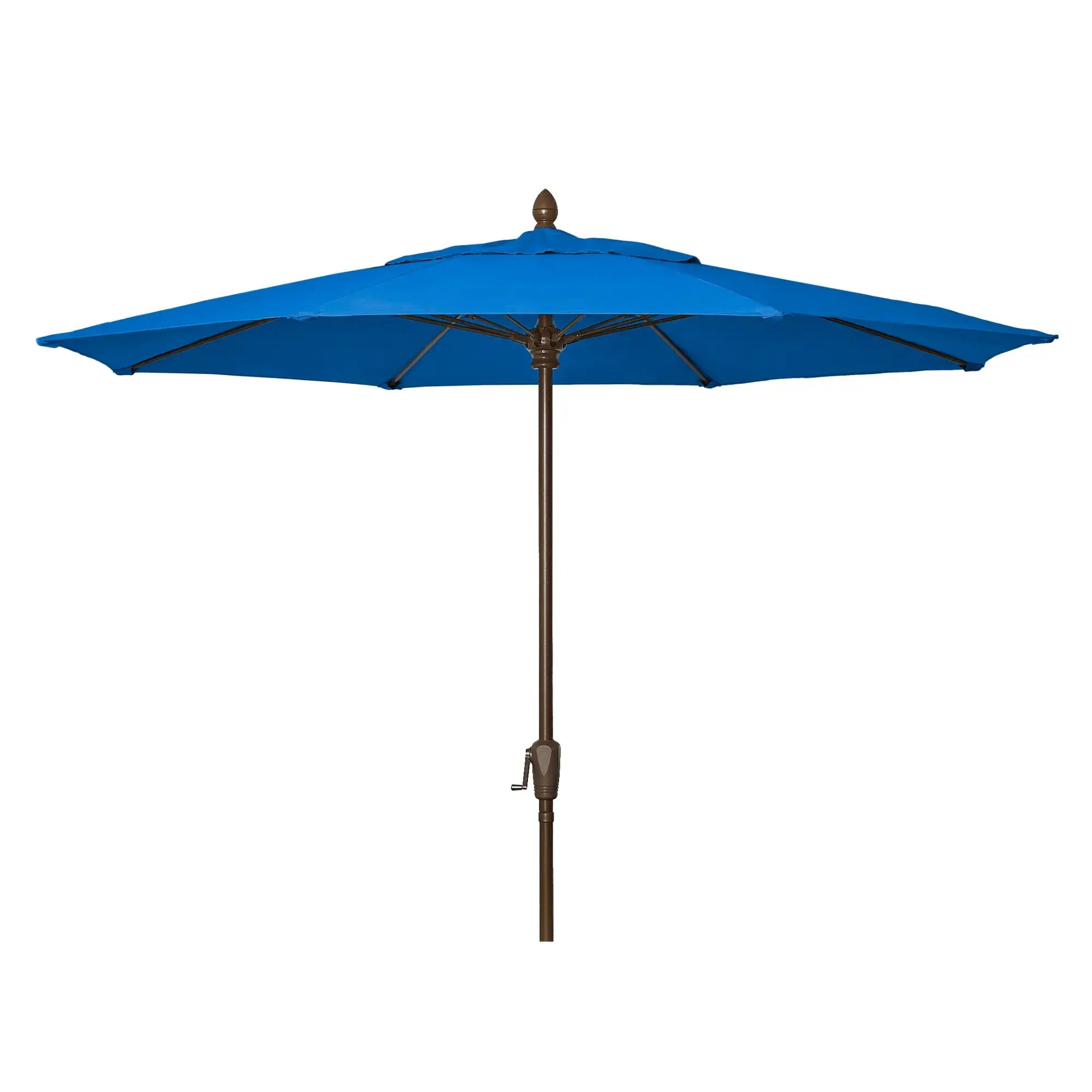FiberBuilt 9' Oct Market Umbrella – Crank Lift – Marine-Grade Solution-Dyed Acrylic Canopy FiberBuilt