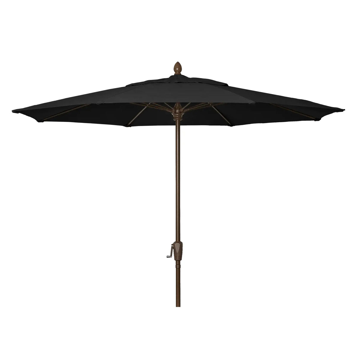 FiberBuilt 9' Oct Market Umbrella – Crank Lift – Marine-Grade Solution-Dyed Acrylic Canopy FiberBuilt