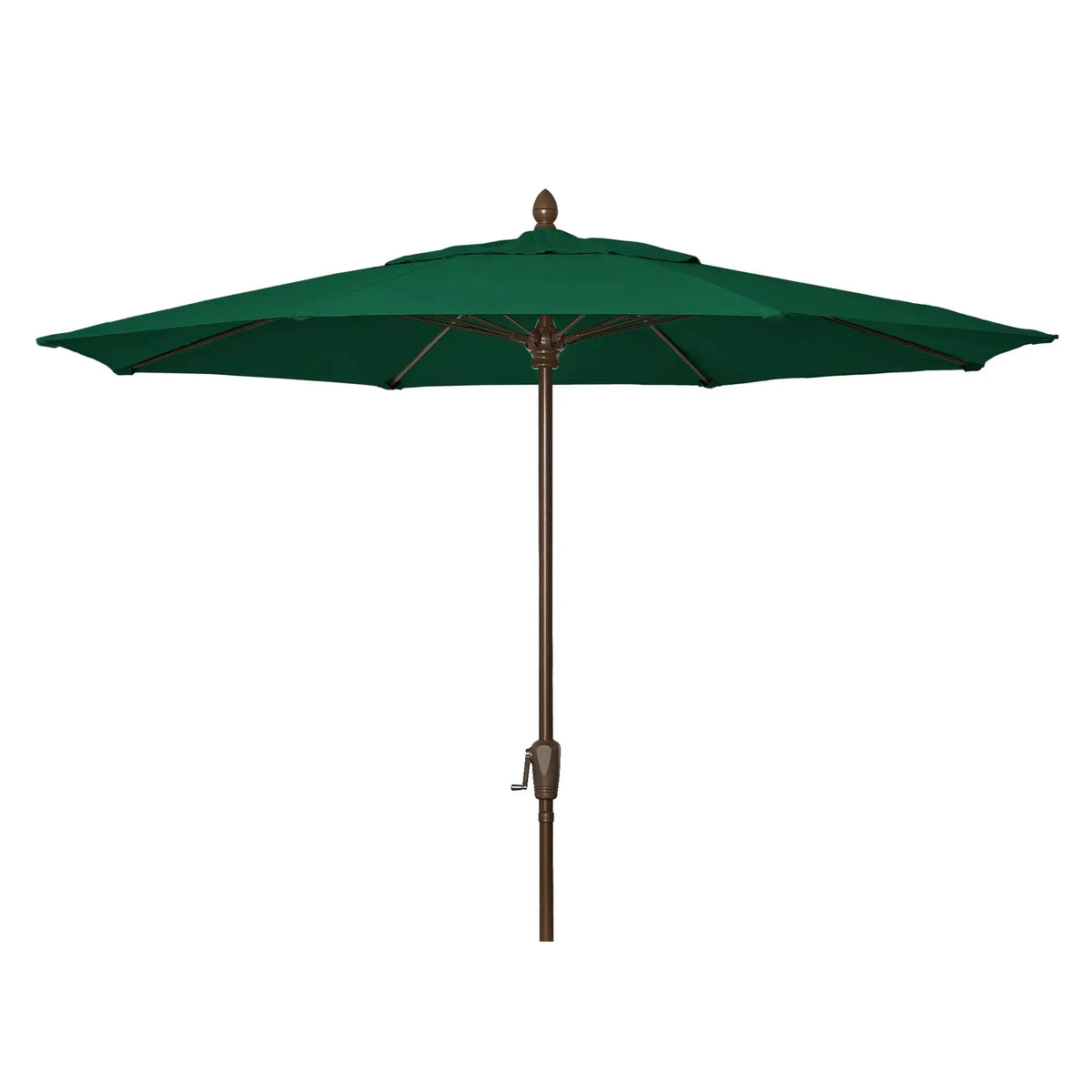 FiberBuilt 9' Oct Market Umbrella – Crank Lift – Marine-Grade Solution-Dyed Acrylic Canopy FiberBuilt