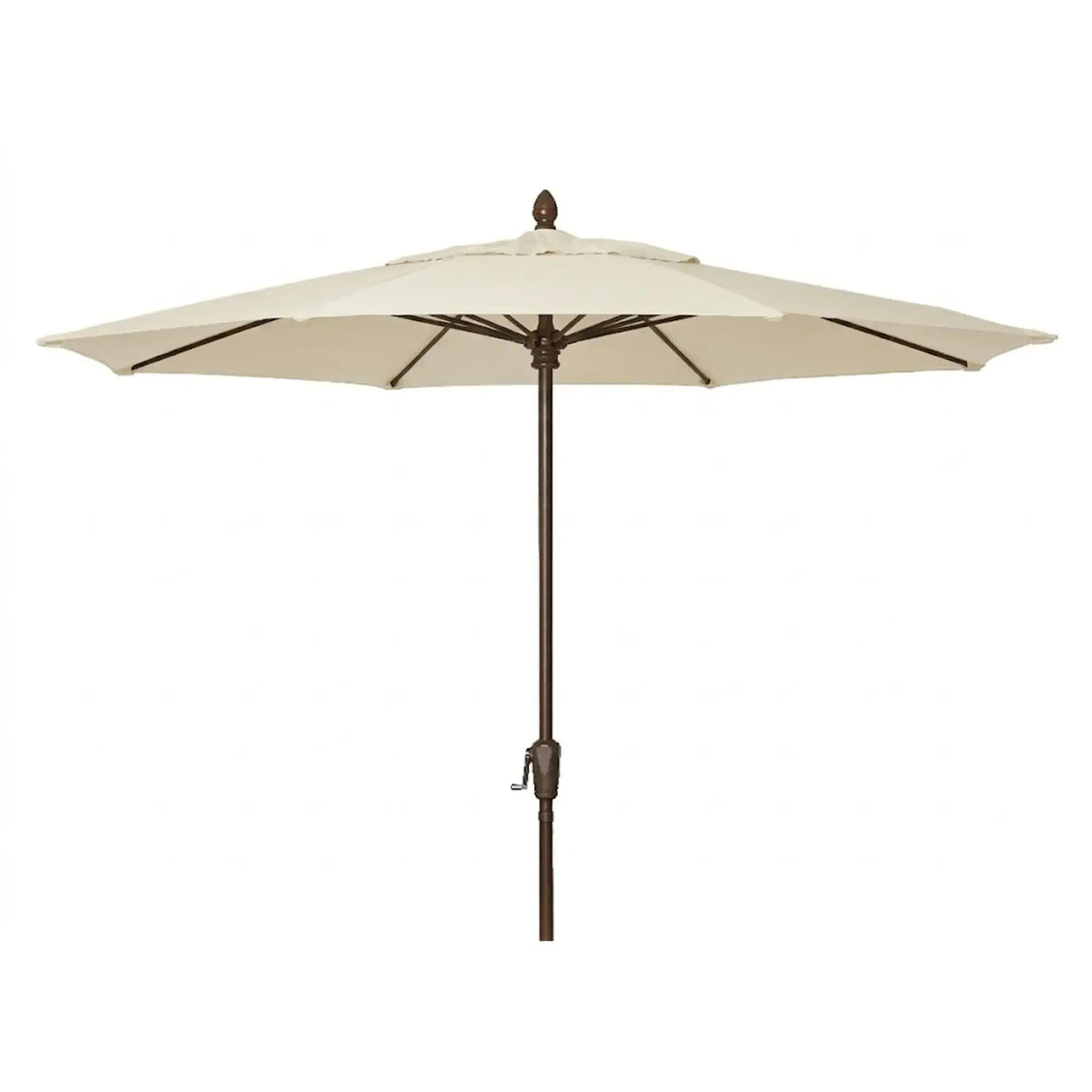 FiberBuilt 9' Oct Market Umbrella – Crank Lift – Marine-Grade Solution-Dyed Acrylic Canopy FiberBuilt