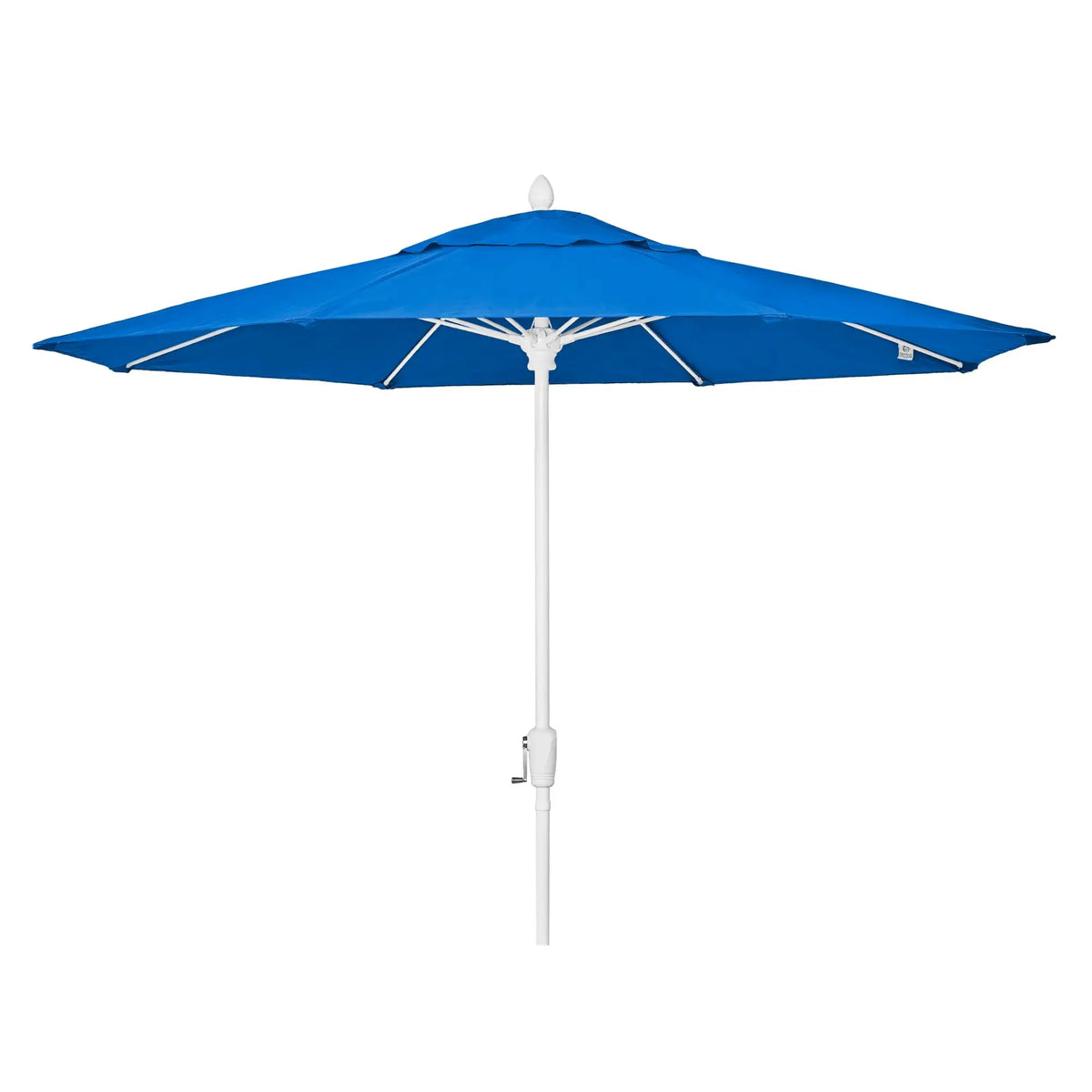 FiberBuilt 9' Oct Market Umbrella – Crank Lift – Marine-Grade Solution-Dyed Acrylic Canopy FiberBuilt