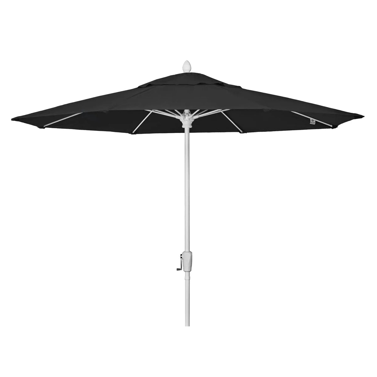 FiberBuilt 9' Oct Market Umbrella – Crank Lift – Marine-Grade Solution-Dyed Acrylic Canopy FiberBuilt