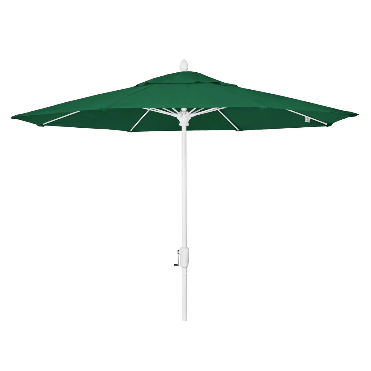FiberBuilt 9' Oct Market Umbrella – Crank Lift – Marine-Grade Solution-Dyed Acrylic Canopy FiberBuilt