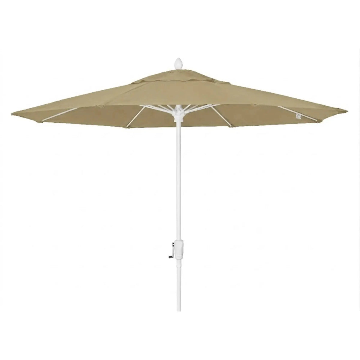 FiberBuilt 9' Oct Market Umbrella – Crank Lift – Marine-Grade Solution-Dyed Acrylic Canopy FiberBuilt