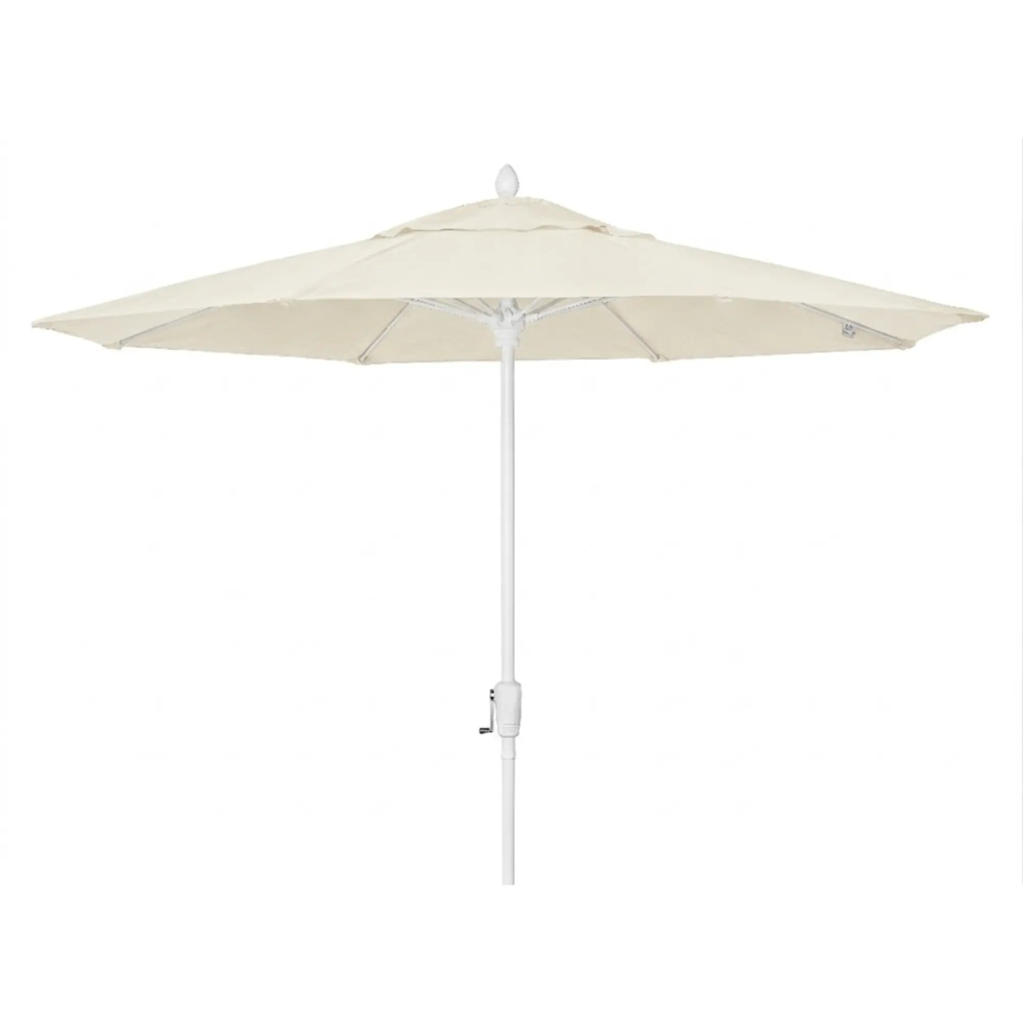 FiberBuilt 9' Oct Market Umbrella – Crank Lift – Marine-Grade Solution-Dyed Acrylic Canopy