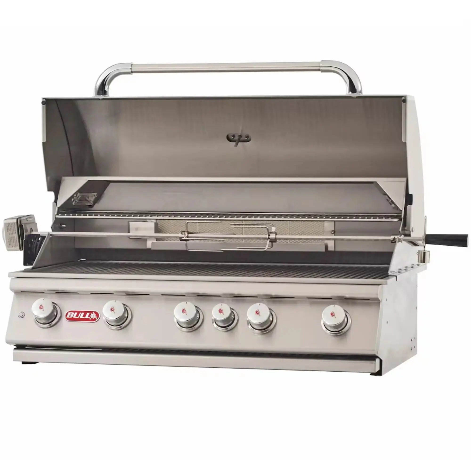 Bull Brahma 38-Inch 5-Burner Built-In Gas Grill with Rotisserie Bull