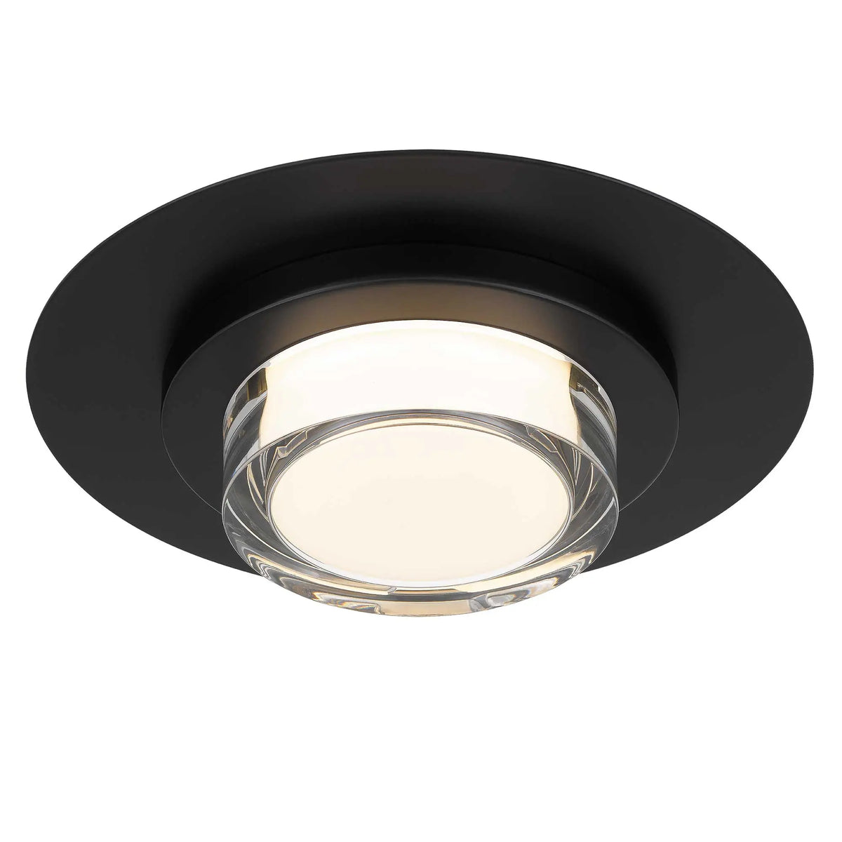Alteck Plate 12-Inch Black 3-CCT LED Outdoor Flush Mount Light - AFM0012-3CCT-W-BK - Product Image 4