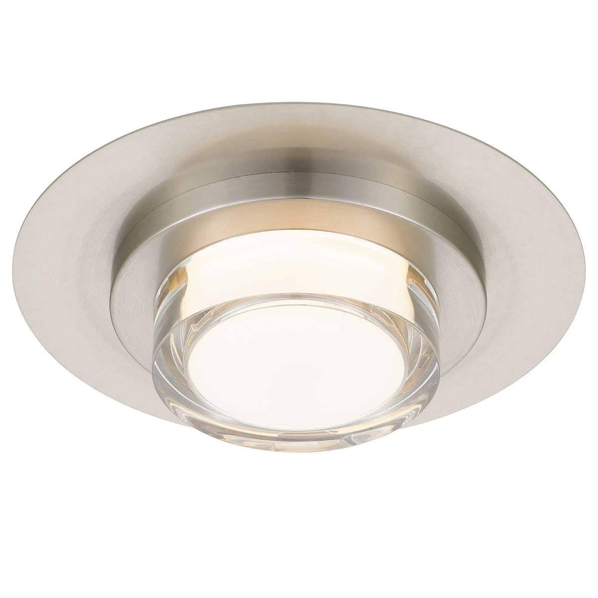 Alteck Plate 12-Inch Stainless Steel 3-CCT LED Outdoor Flush Mount Light - AFM0012-3CCT-W-BSS - Product Image 3