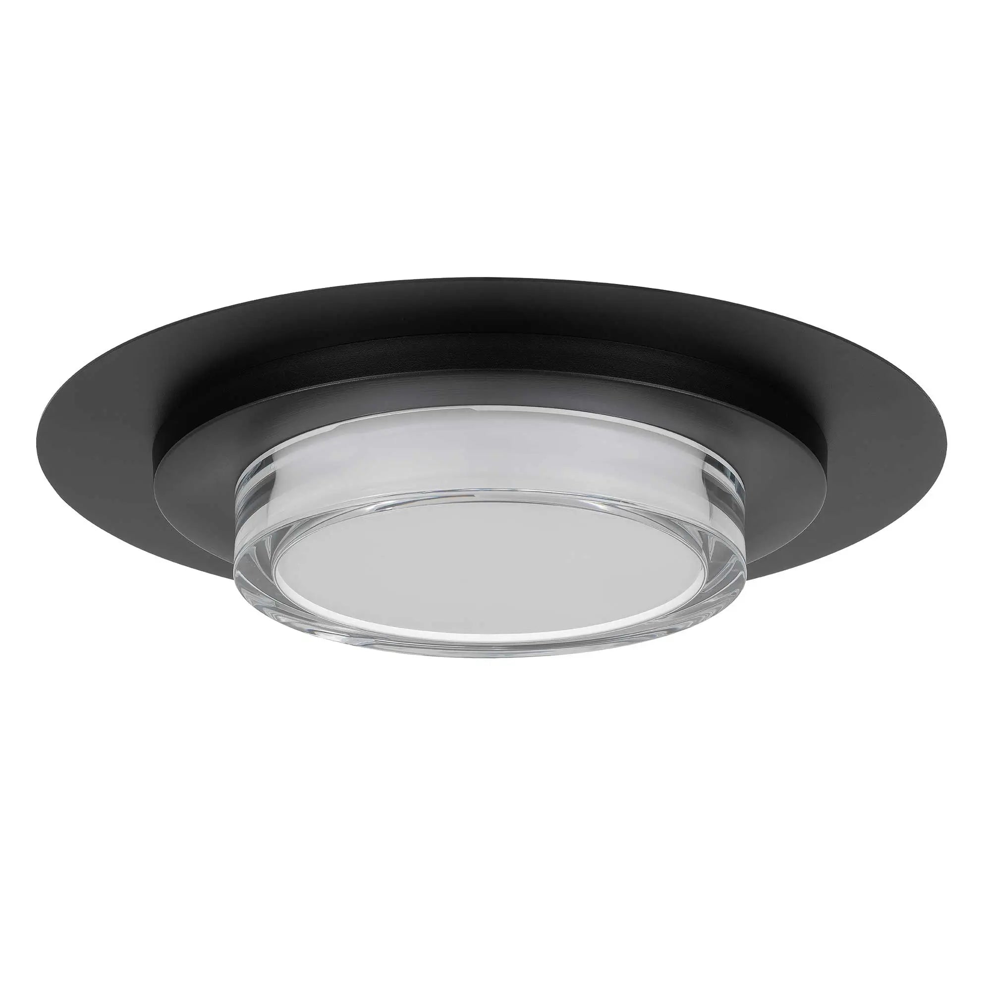 Alteck Plate 16-Inch Black 3-CCT LED Outdoor Flush Mount Light - AFM0013-3CCT-W-BK - Product Image 2