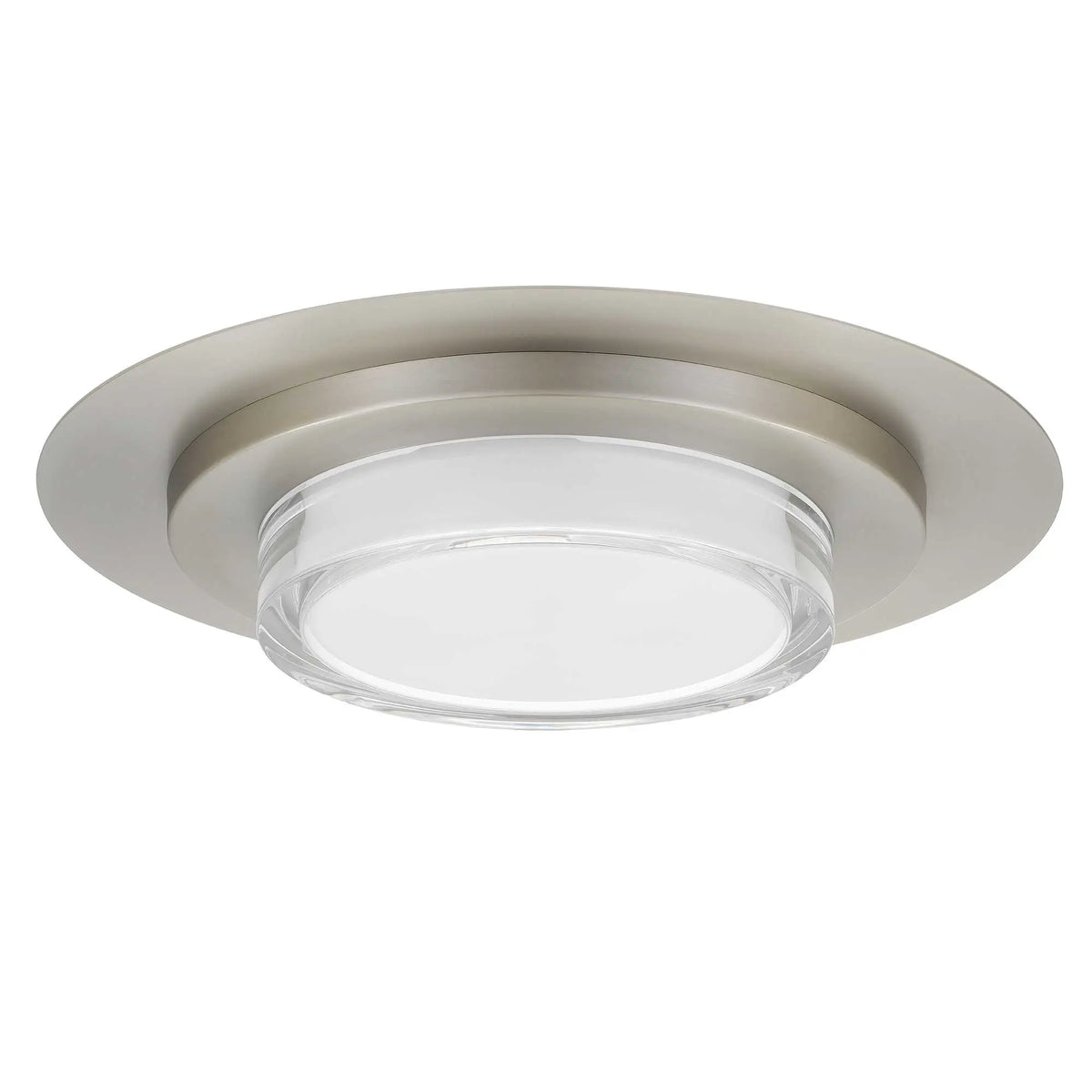 Alteck Plate 16-Inch Stainless Steel 3-CCT LED Outdoor Flush Mount Light - AFM0013-3CCT-W-BSS - Product Image 2