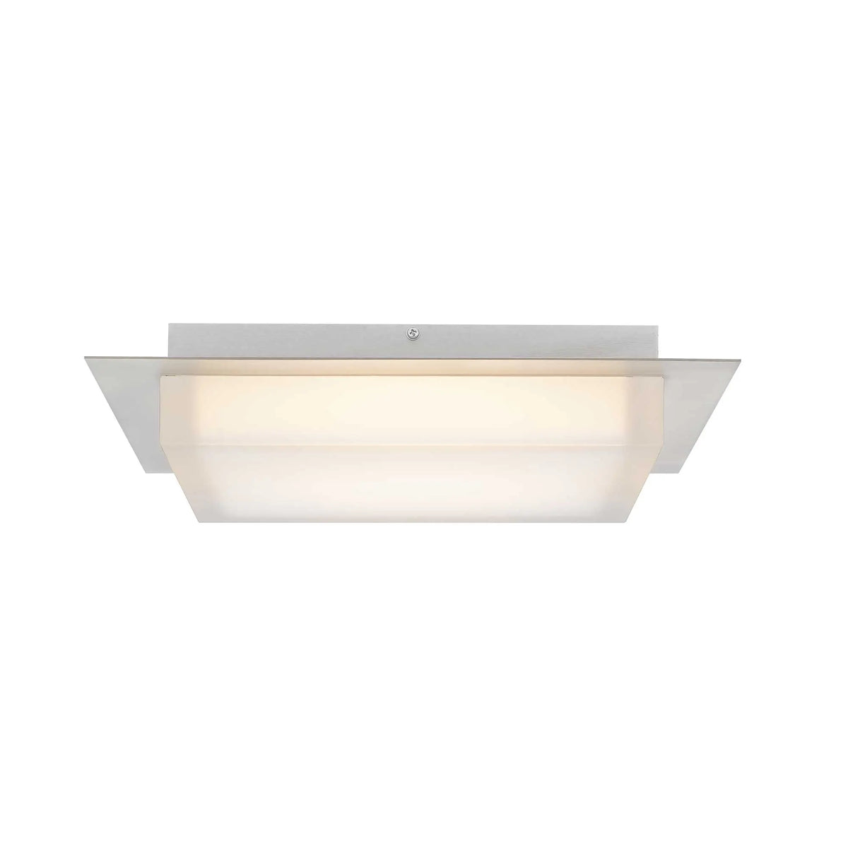 Alteck Foursquare 14-Inch Stainless Steel 3-CCT LED Outdoor Flush Mount Light - AFM0015-3CCT-W-BSS - Product Image 4