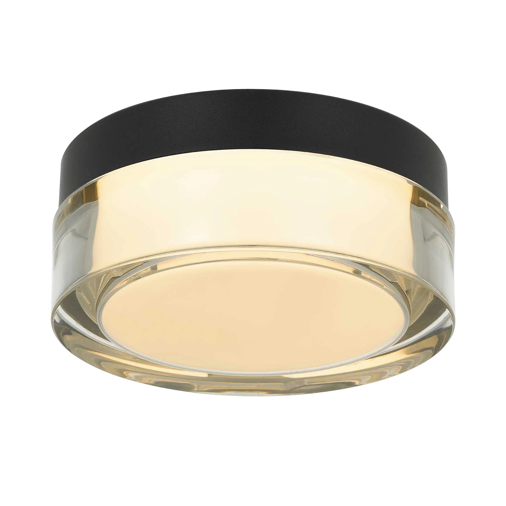 Alteck Sunspot 6-Inch Black 3-CCT LED Outdoor Flush Mount Light - AFM0016-3CCT-W-BK