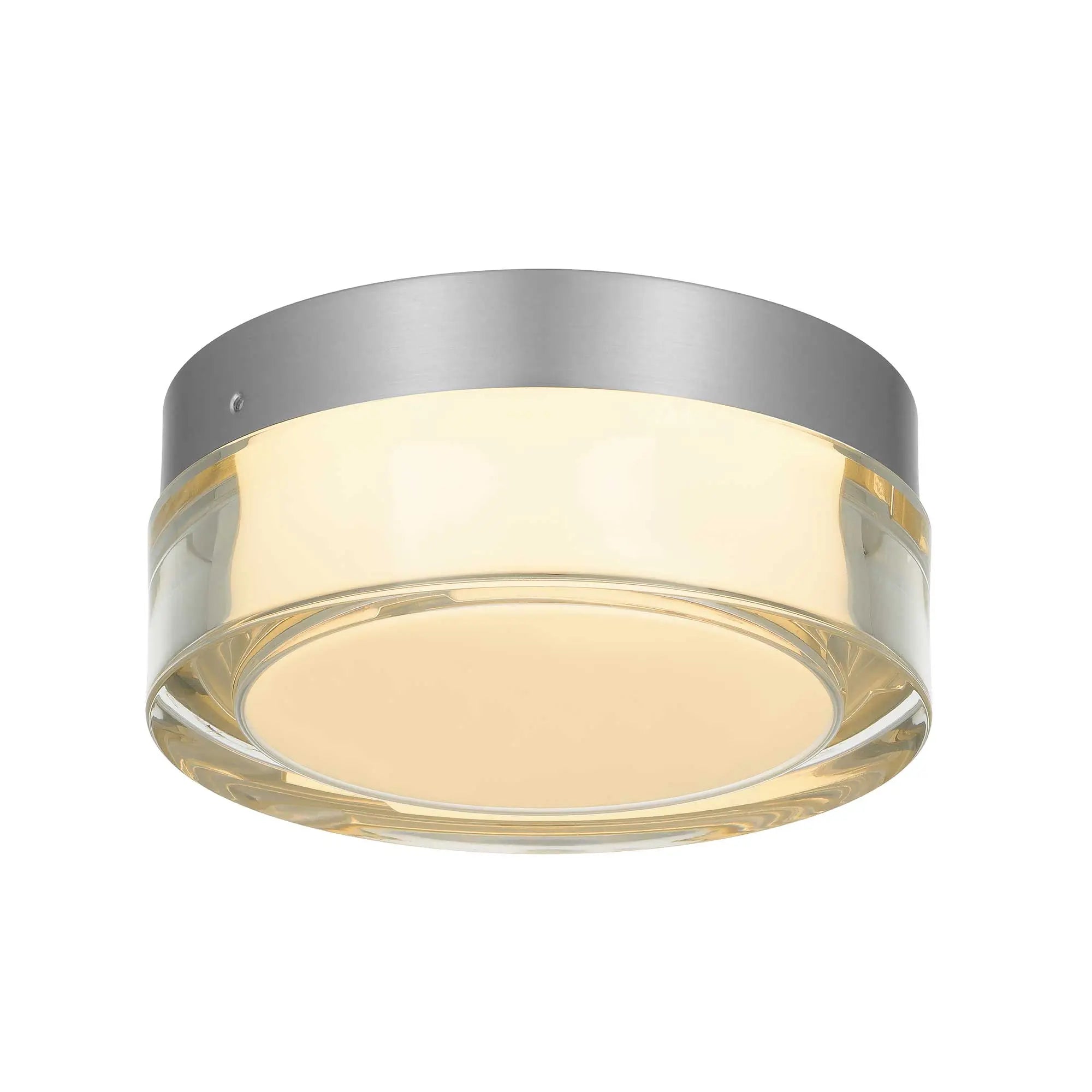 Alteck Sunspot 6-Inch Stainless Steel 3-CCT LED Outdoor Flush Mount Light - AFM0016-3CCT-W-BSS