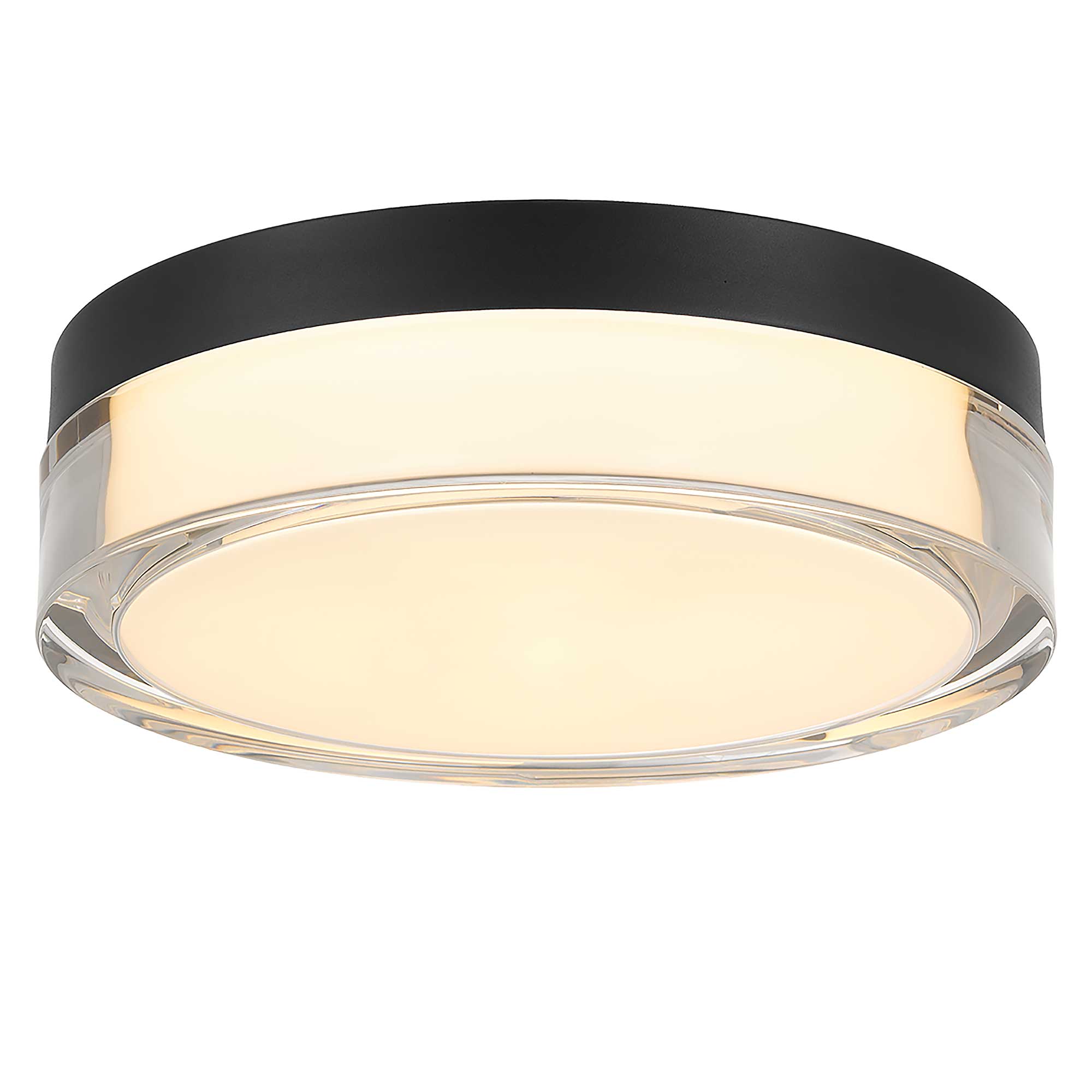 Alteck Sunspot 9-Inch Black 3-CCT LED Outdoor Flush Mount Light - AFM0017-3CCT-W-BK